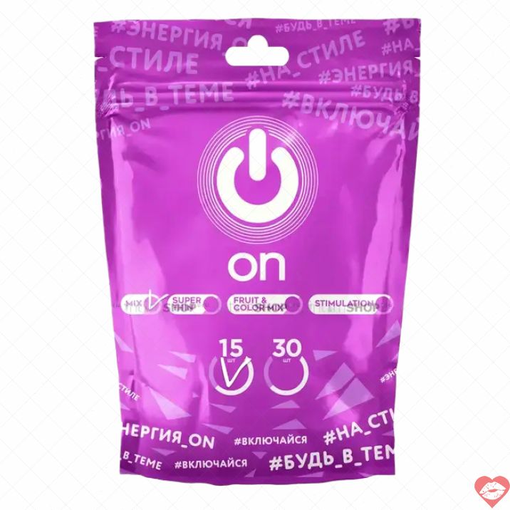 Bao ON Mix 15 Cái Mỏng Mịn Đa Màu Hương Vị 