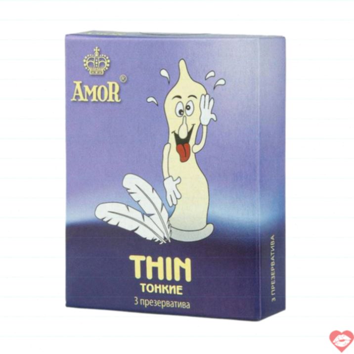 Bao Amor Thin 3C Siêu Mỏng Latex Cảm Giác Thật 