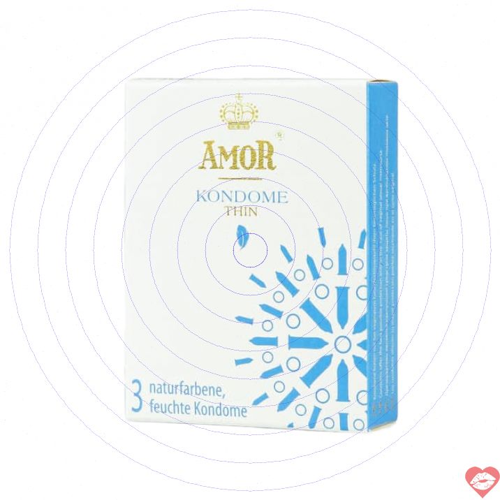 Amor Thin Bao Cao Su Siêu Mỏng - Cảm Giác Thật Tự Nhiên Đỉnh Cao 3 Miếng 
