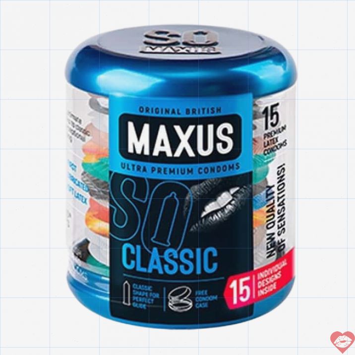 Set Maxus Classic 15 Bao Mỏng Siêu Cảm An Toàn 