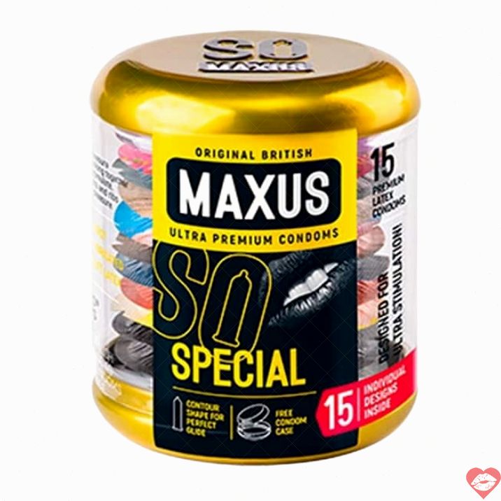 Maxus Special Condom Rãnh Đặc Biệt 15pc Kích Thích 
