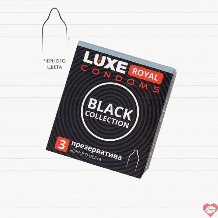 Luxe Black Bao Cao Su 3 Cái Mịn Màng Bí Ẩn 