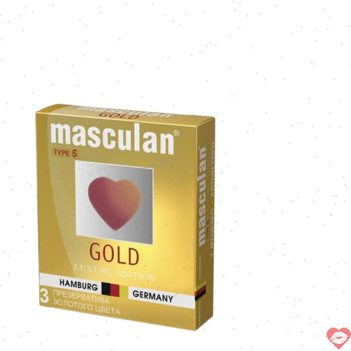 Masculan Gold Vanilla Mỏng 3 Cái Ngọt Ngào 