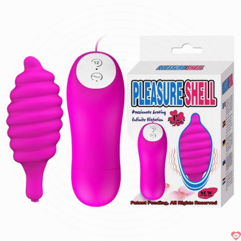 Trứng rung Prettylove Pleasure Shell silicon cao cấp 12 chế độ cực đã 