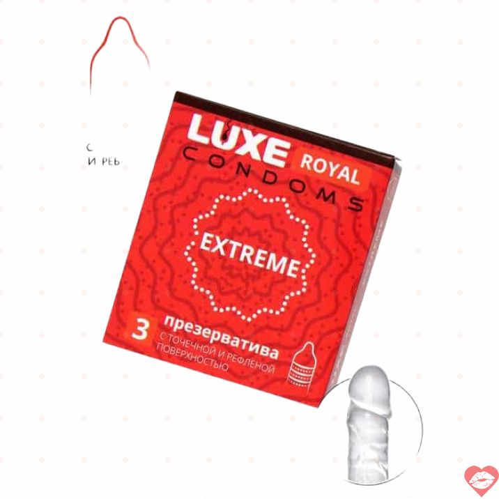 Bao Cao Su Luxe Extreme Gân Điểm 3c Tăng Lạc 