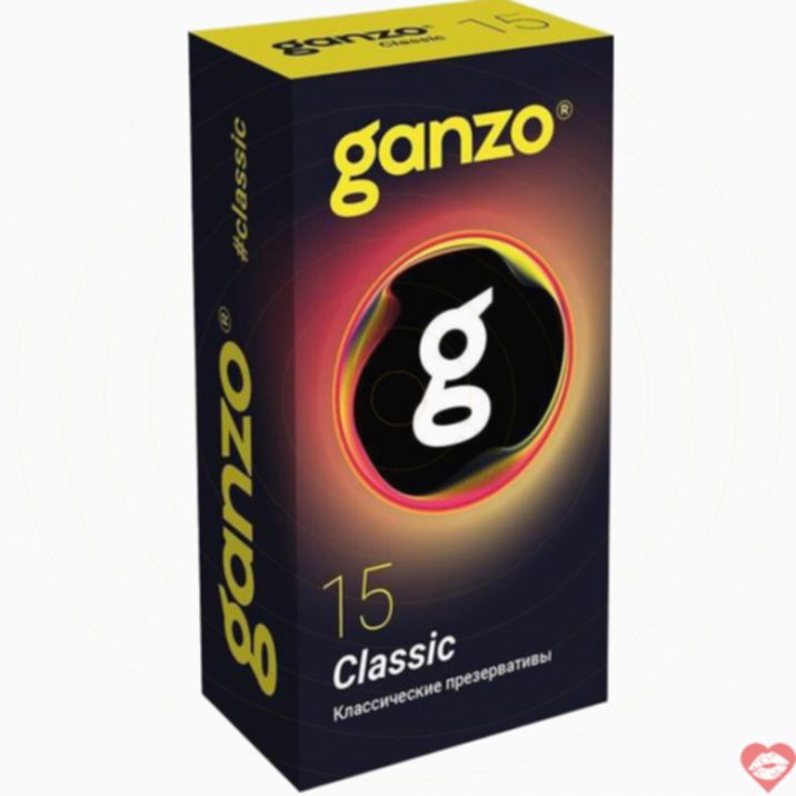 Ganzo Classic Bao Cao Su 15 Cái Mỏng Dày Anh Quốc 