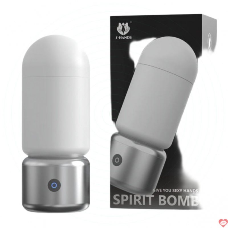 Cốc thủ dâm nam S-Hande Spirit Bomb 2 đầu rung âm đạo giả kích thích 