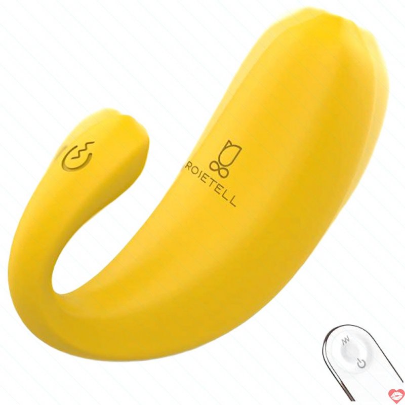 Trứng rung S-Hande Naughty Banana massage điểm G silicon mềm 