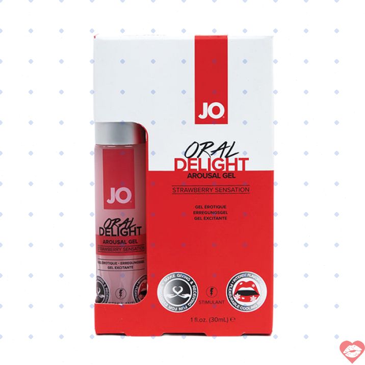 JO Oral Delight Gel Dâu Làm Mát Thân Mật Nâng Tầm 