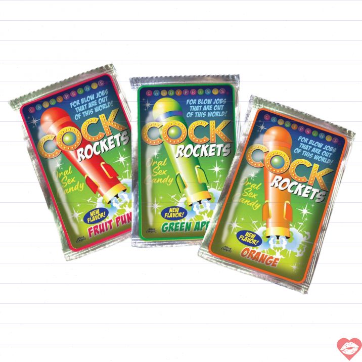 Cock Rockets Kẹo Ngậm Nổ Bong Vui Nhộn 