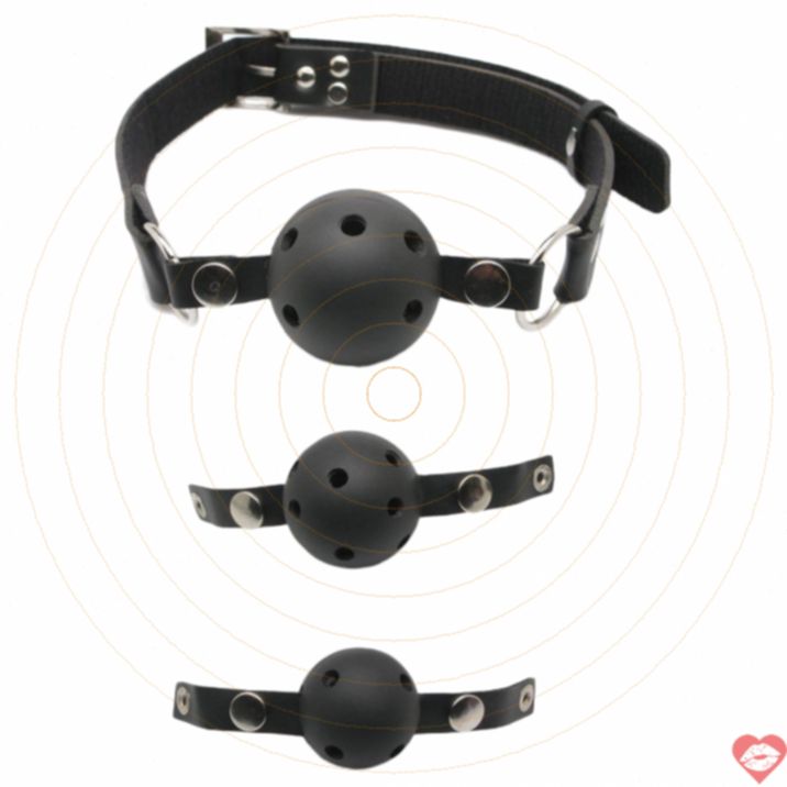 Bộ Ball Gag Fetish Fantasy Đen Huấn Luyện Gắt 