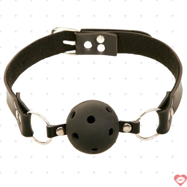 Ball Gag Fetish Fantasy Đen Thở Được Hoàn Hảo 