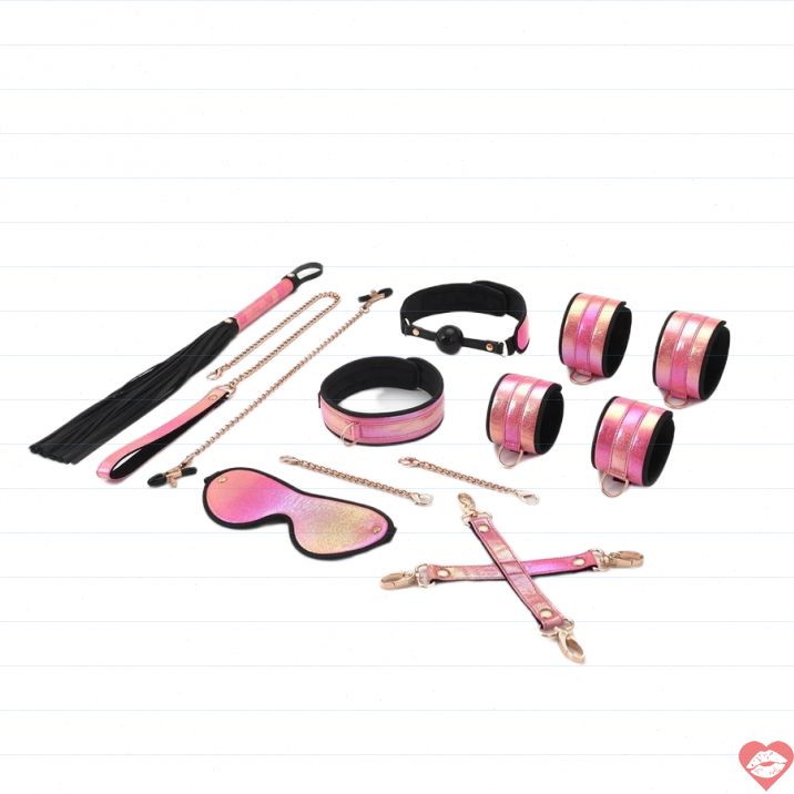 Bộ Bondage Liebe Seele 8 Món Hồng Cherry Gợi Tình 