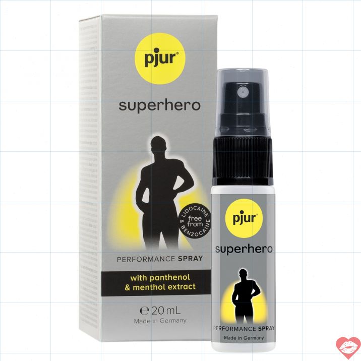 Pjur Superhero xịt delay 20ml dài lâu không đau[dochoius]​ 