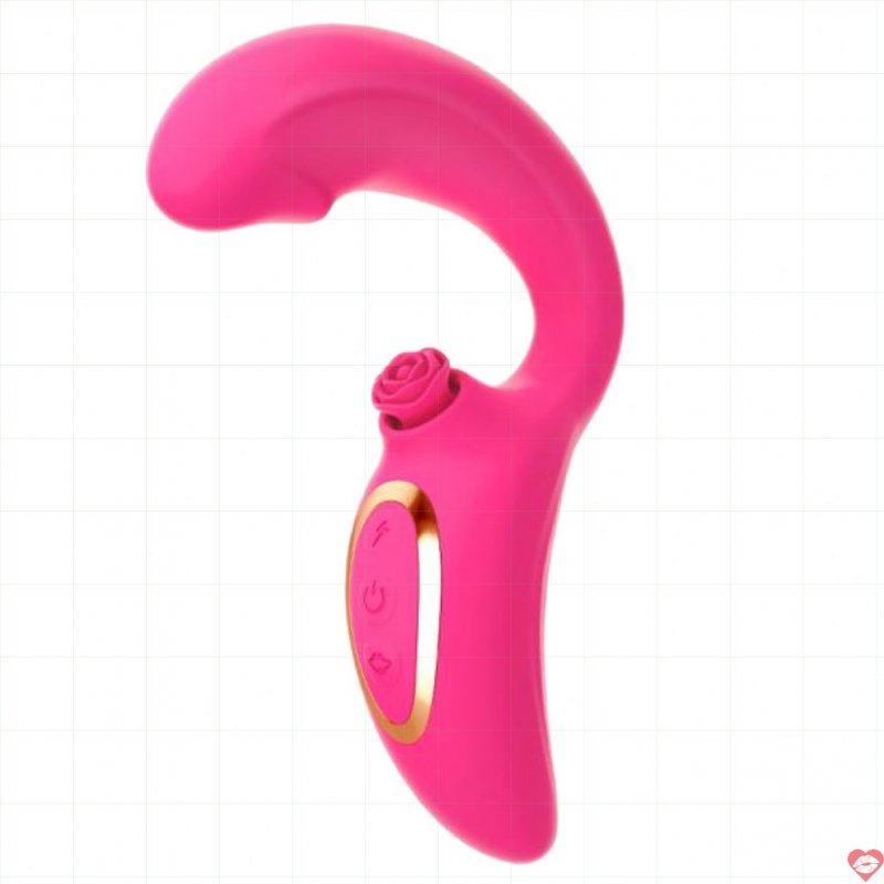 Loving World Rose Thumping máy massage rung tỏa nhiệt nữ 