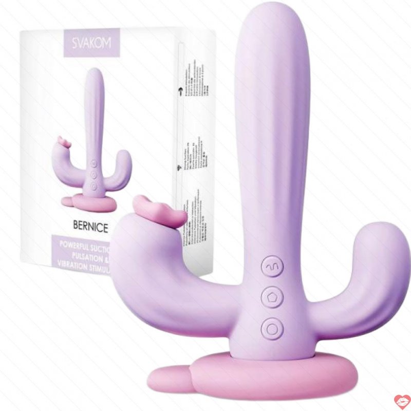 Svakom Bernice dương vật giả 3 nhánh kích thích điểm G 