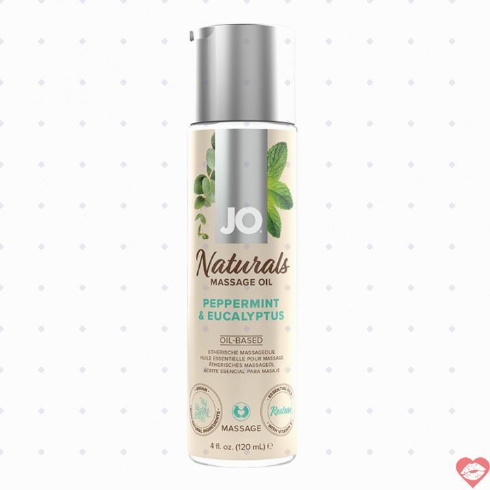 JO Naturals Dầu Massage Thơm Mịn Nắn Bóp Siêu Dục 