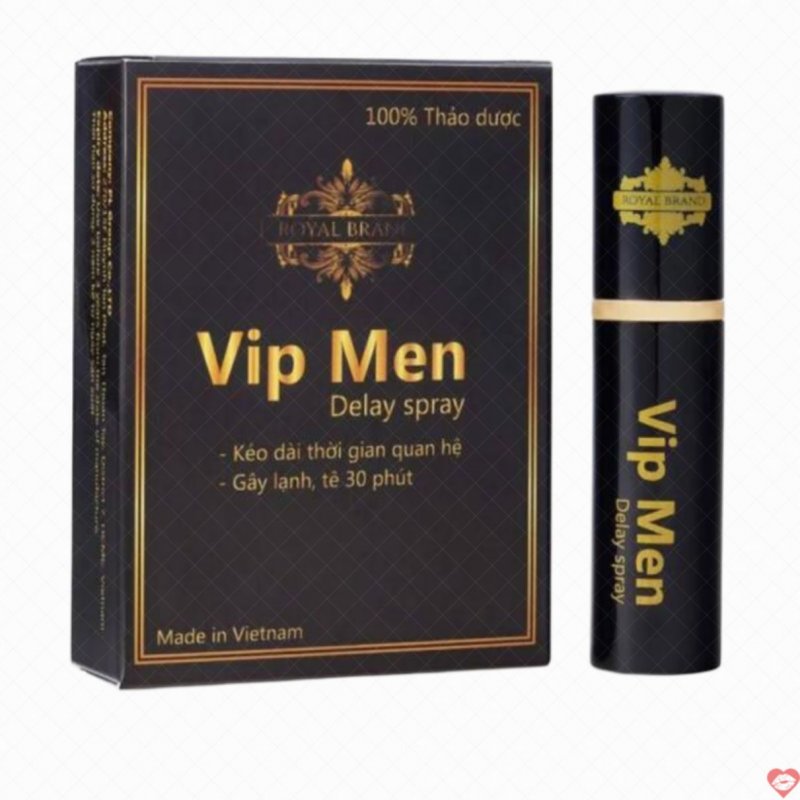 Chai xịt Vip Men chống xuất tinh sớm kéo dài thời gian quan hệ 