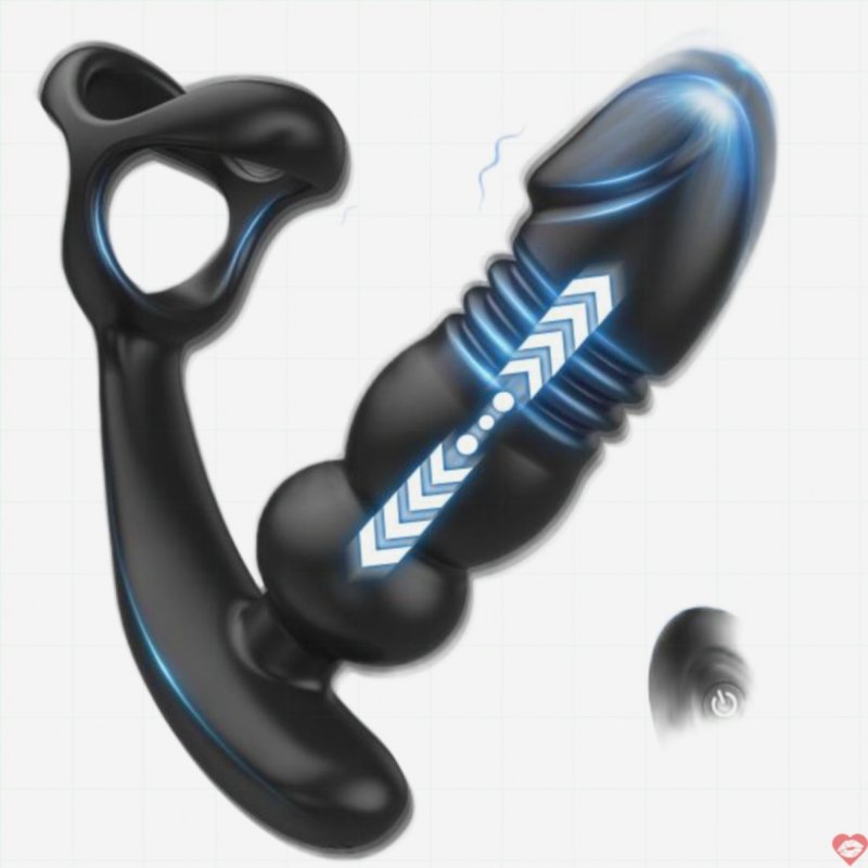 Phích Cắm Hậu Môn Z-Shen Touch Girl Toyshcool Rung Thụt Kèm Vòng 
