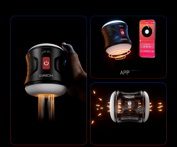 Âm đạo giả Svakom Mian cao cấp điều khiển app nhiều tần số kích thích mạnh