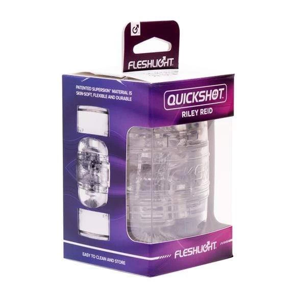 Fleshlight Riley Reid cốc thủ dâm 2 đầu trong suốt mô phỏng chân thật