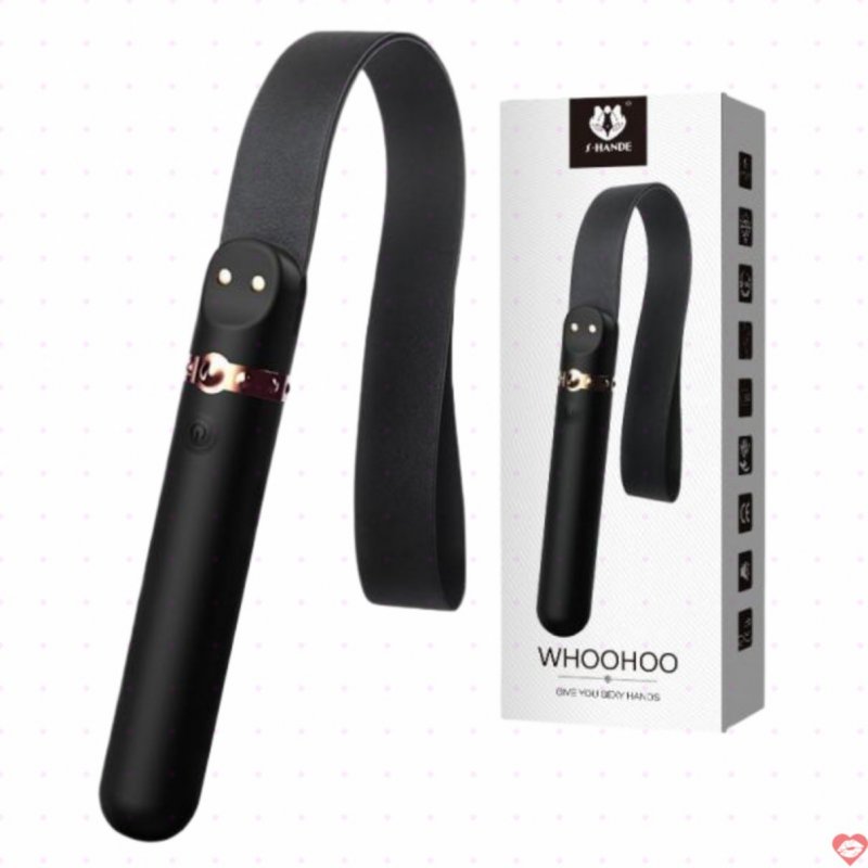 Máy massage S-Hande Whoohoo kết hợp roi da mềm, kích thích đa trải nghiệm 