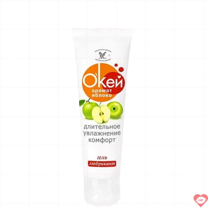 Bioritm OK Apple lube 50ml Nga ngọt thơm tăng hứng 