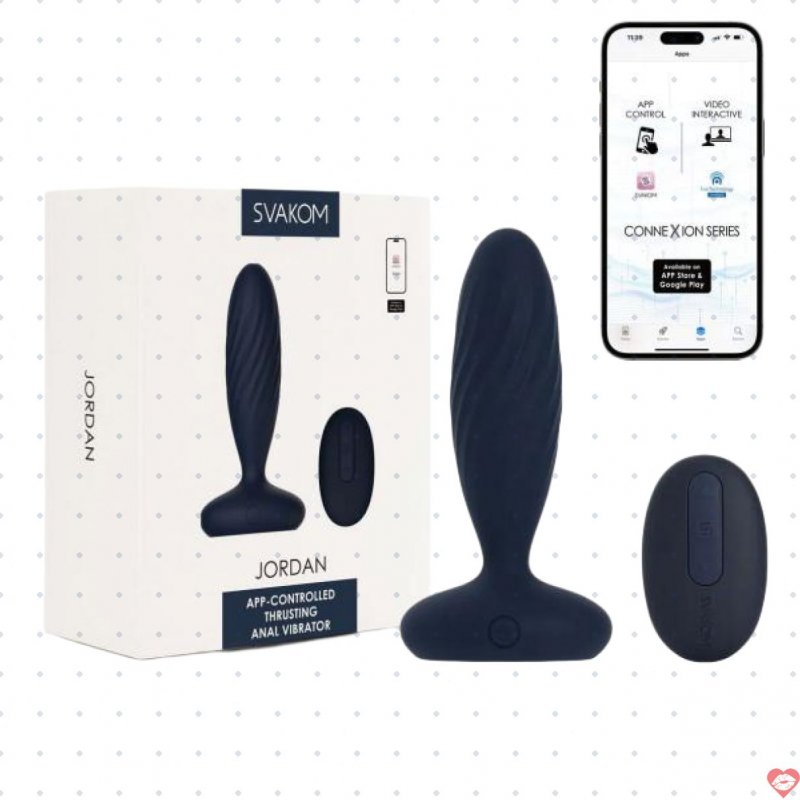Đồ chơi hậu môn Svakom Jordan massage tuyến tiền liệt điều khiển app 