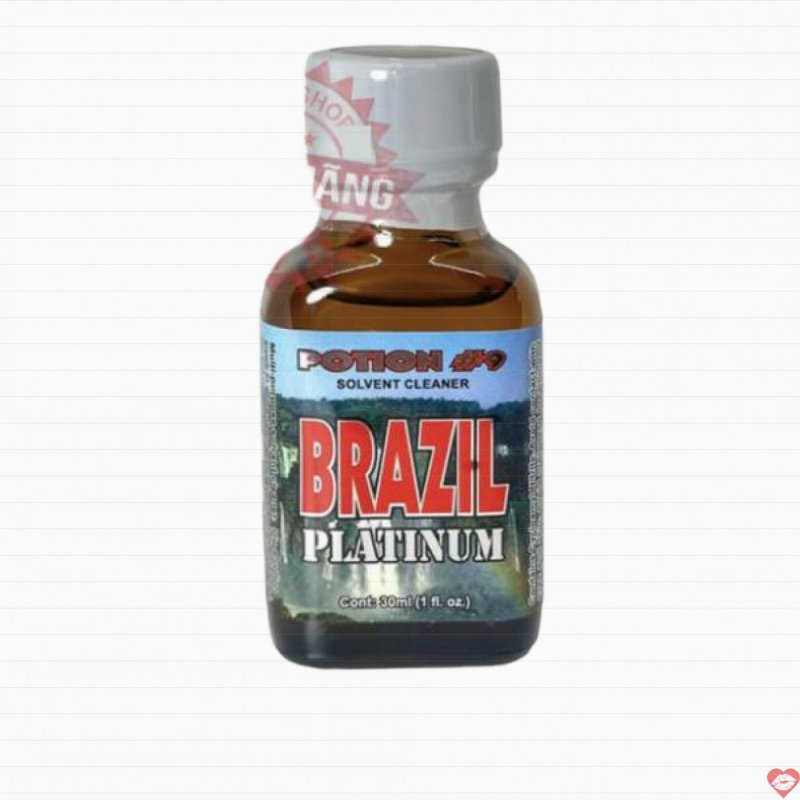 Popper Brazil Platinum 30ml mạnh cao cấp nhập Mỹ dung tích lớn thỏa mãn cực đỉnh 