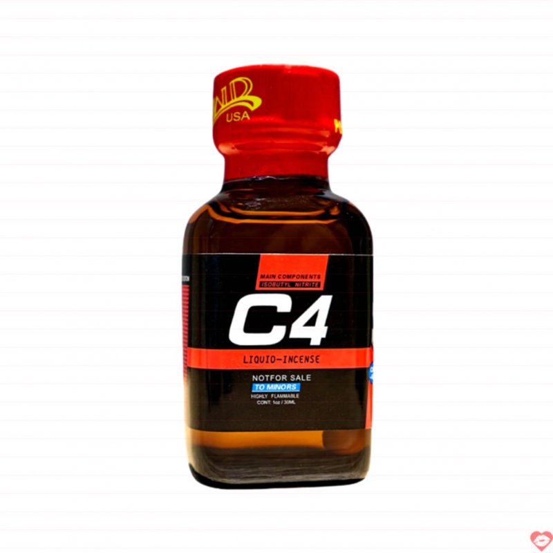 Popper PWD USA C4 Red 30ml hít tăng khoái cảm sâu sắc 