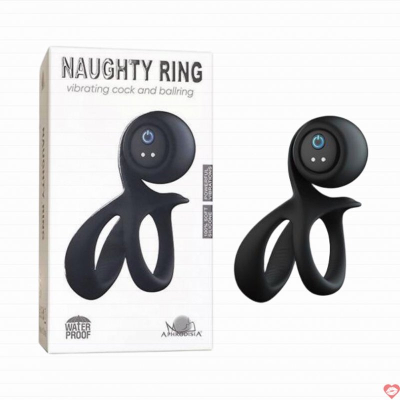 Vòng rung Naughty Ring kép tăng khoái cảm cho nam và đôi 