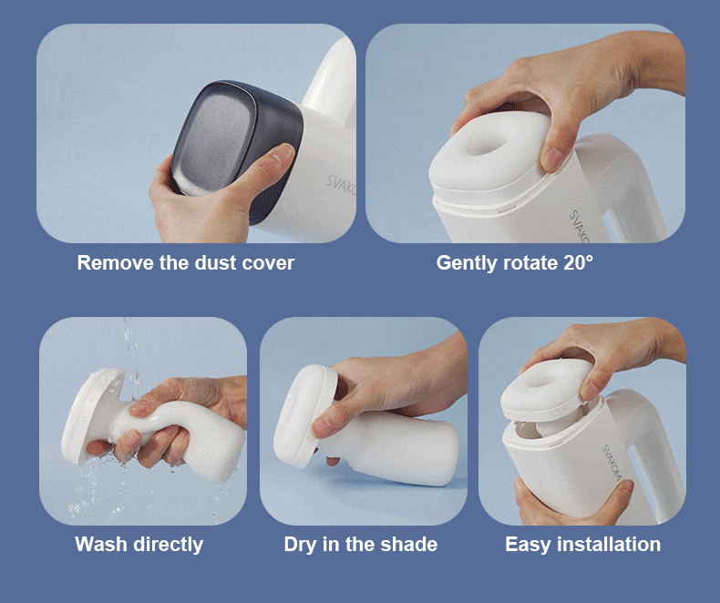 Svakom Gavin máy thủ dâm tự động rung thụt làm nóng app điều khiển