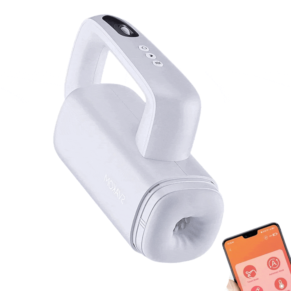 Svakom Gavin máy thủ dâm tự động rung thụt làm nóng app điều khiển