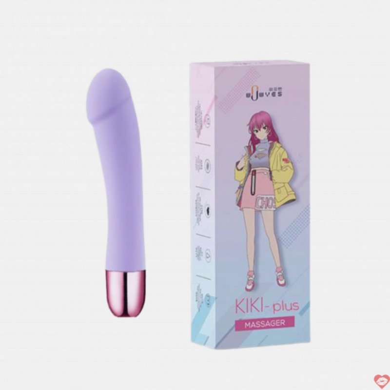 Dương vật giả Wowyes Kiki Plus rung thụt phát nhiệt kích thích điểm G êm ái 
