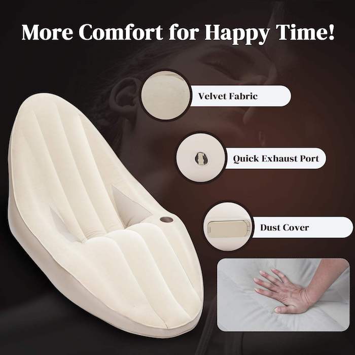 Ghế sofa bơm hơi tình yêu cao cấp, hỗ trợ tư thế G-Spot dễ dàng