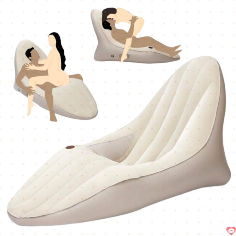 Ghế sofa bơm hơi tình yêu cao cấp, hỗ trợ tư thế G-Spot dễ dàng 