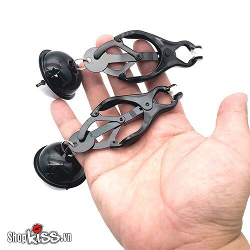 Bộ kẹp núm vú kích thích đầu ti đeo chuông tăng khoái cảm đôi tình nhân