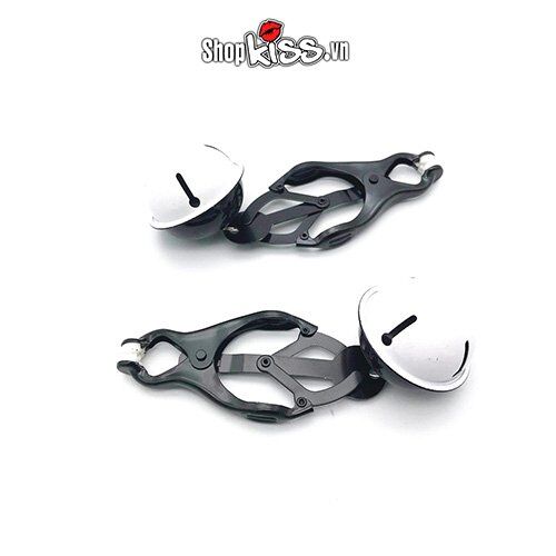 Bộ kẹp núm vú kích thích đầu ti đeo chuông tăng khoái cảm đôi tình nhân