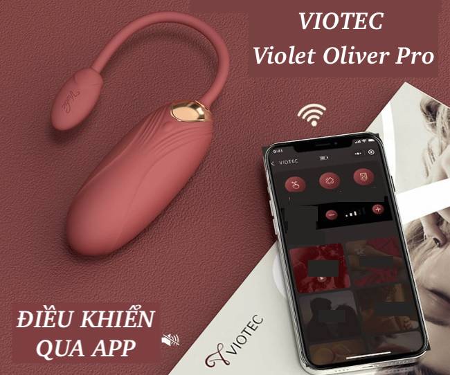 Trứng rung Viotec Violet Pro app điện thoại 9 chế độ rung