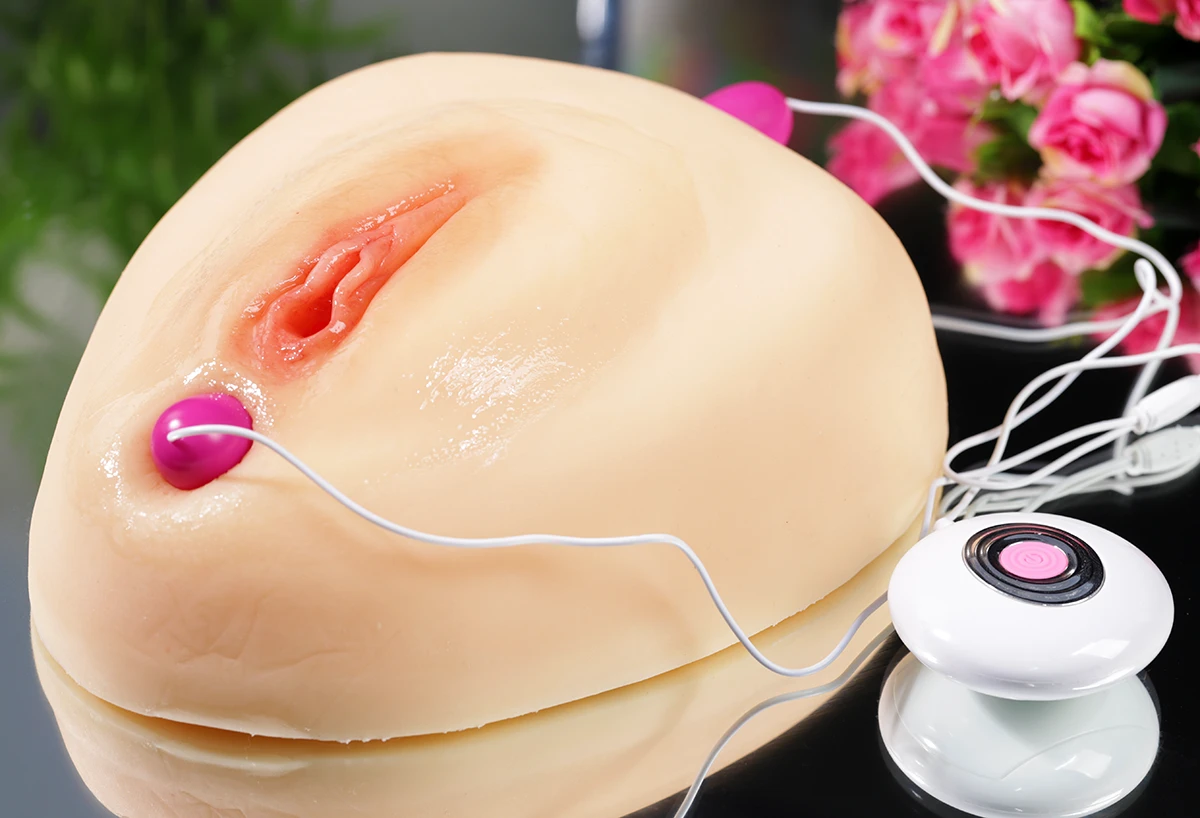 Manmiao Triangle SPA âm đạo giả rung silicone mềm mại chân thật