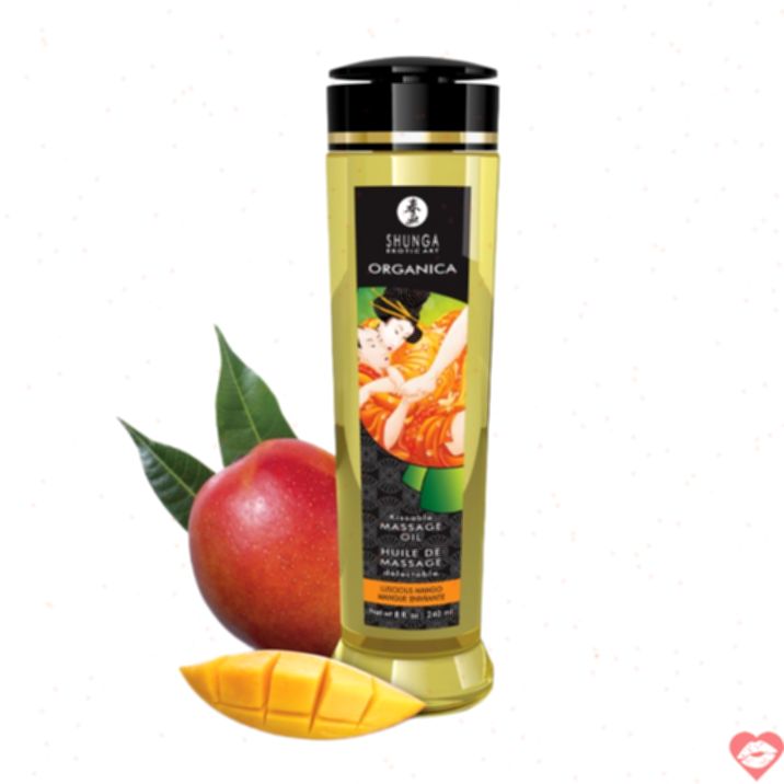 Shunga Dầu Xoài Ăn Được Hữu Cơ 240ml Gợi Cảm 