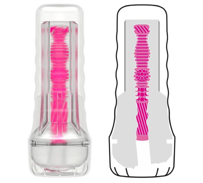 Âm đạo giả Lovetoy Lumino Play Glow Pink silicon phát quang
