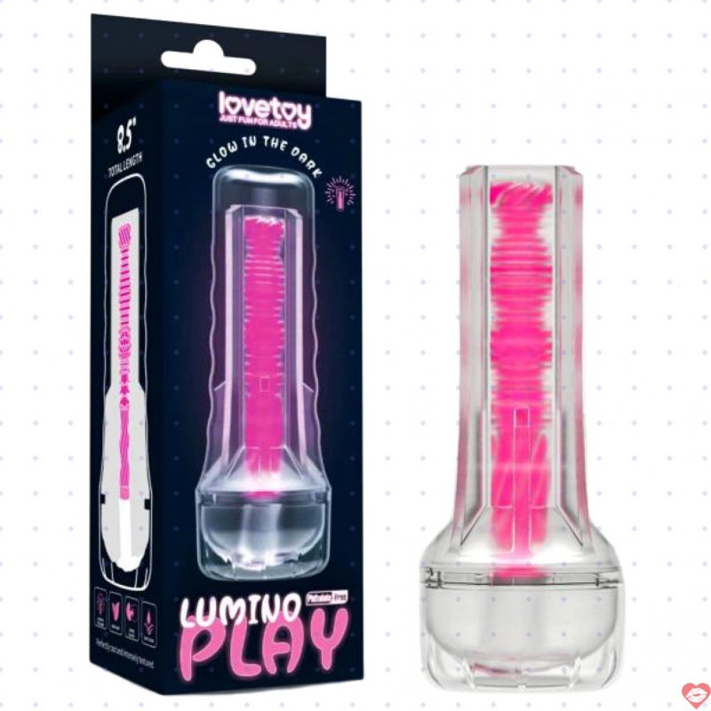 Âm đạo giả Lovetoy Lumino Play Glow Pink silicon phát quang 