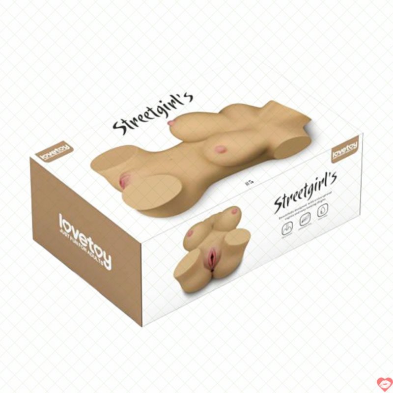 Búp bê mini Lovetoy Streetgirl bán thân silicon mềm mại quyến rũ ai mê 