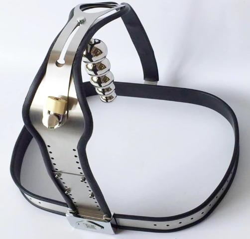 Quần lót khóa trinh tiết nữ thép không gỉ silicone điều chỉnh