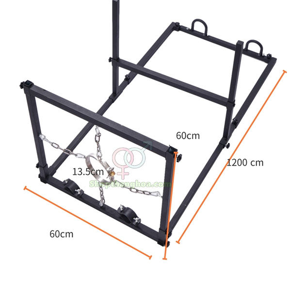 Dụng cụ bạo dâm còng tay chân cố định tư thế quỳ BDSM an toàn