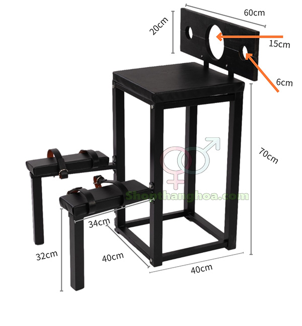 Dụng cụ trừng phạt cố định tư thế doggy bạo dâm BDSM chuyên dụng