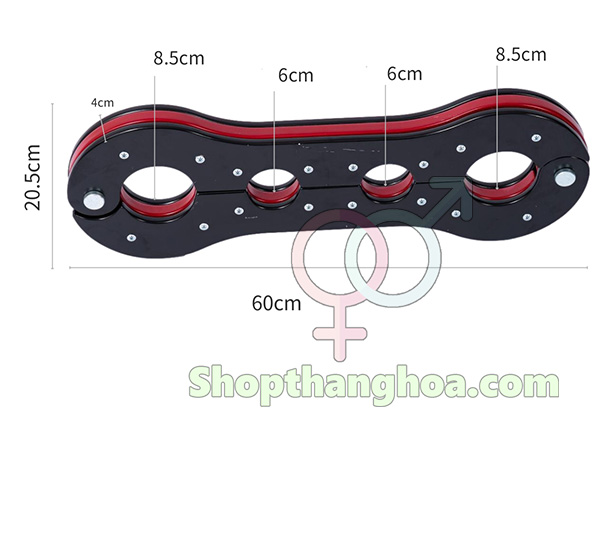 Đồ chơi SM còng gỗ cố định tay chân phong cách sang trọng
