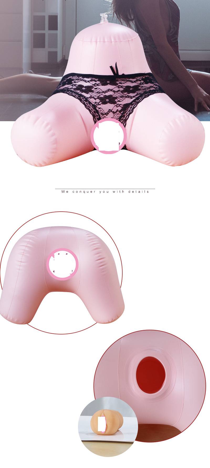 Mông giả bơm hơi silicon cao su thủ dâm nam giải tỏa sinh lý