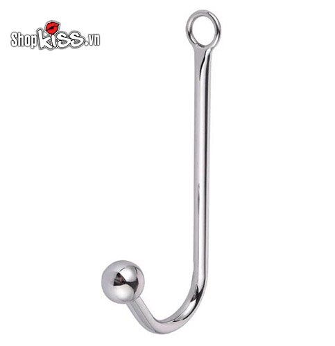 Đồ chơi bạo dâm móc inox kích thích hậu môn chất liệu an toàn